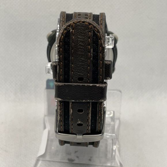 Timex Expedition T48042 Mens Brown Nylon/Leather Digital Dial Quartz Watch TMR71 - Picture 5 of 10